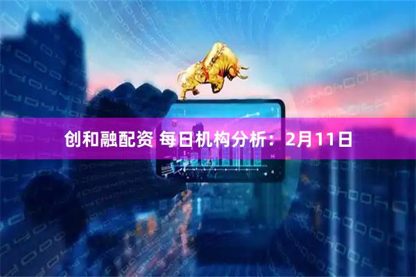 创和融配资 每日机构分析：2月11日